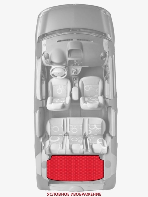 ЭВА коврики «Queen Lux» багажник для Mercedes CLS 55 AMG